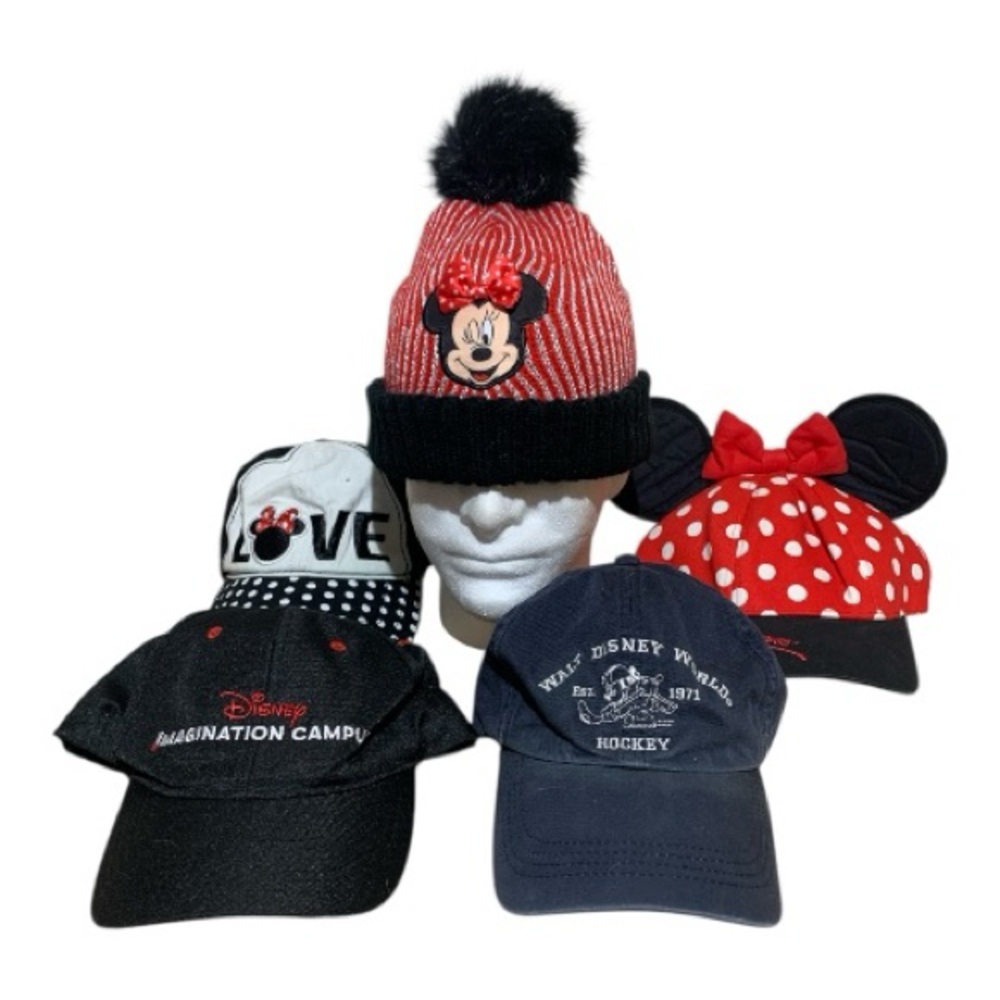 (023) Disney Brand Various Hat Bundle of (5) Hats